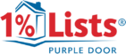 1 Percent Lists Purple Door Heartland primary logo